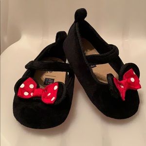 Disney Baby Gap Minnie Ballet Slippers 12-18 mos